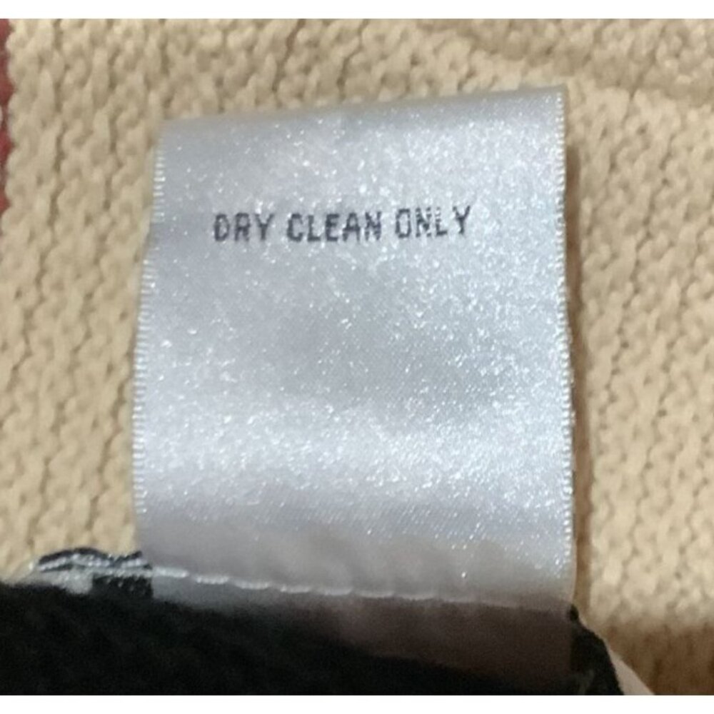 Vintage 90’s Art To Wear Black Knit Vest Appliqué Pumpkins Fall Thanksgiving XL - Picture 6 of 6